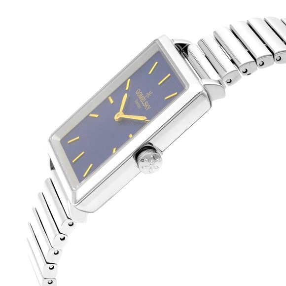 Gomelsky Shirley Fromer Steel Blue Dial Quartz - Picture 3 of 6